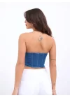 6241 KOT BLUZ-MAVİ