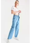 6469 BOL PAÇA JEANS PANTOLON - Mavi