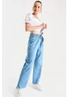 6469 BOL PAÇA JEANS PANTOLON - Mavi