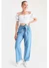 6469 BOL PAÇA JEANS PANTOLON - Mavi