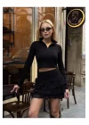 Fırfırlı Mini Kırmızı Etek - Şık ve Trend Parça