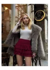 Fırfırlı Mini Kırmızı Etek - Şık ve Trend Parça