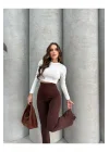 Toparlayıcı Yüksel Bel Tayt