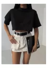 Basic Oversize Crop T-Shirt