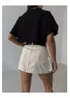 Basic Oversize Crop T-Shirt