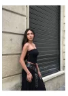 Dantel Straplez Crop Top | Şık ve Zarif Tasarım