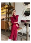 Madonna Yaka Gofre Kumaş Crop Bluz - Kadın Yeni Model