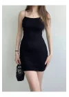 Basic Askılı Mini Elbise