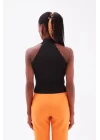 Halter Yaka Crop Bluz
