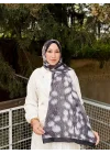 Kadın Kahverengi Ceylan Desenli Pamuklu Soft Dokulu Mevsimlik Tesettür Şal