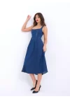 Sırt Bağcıklı Tensel Elbise 2880