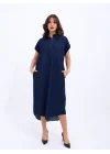 7348 KOT ELBİSE-MAVİ