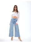 7356 KOT PANTOLON-MAVİ