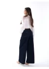 7437 KOT PANTOLON-MAVİ