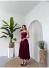 Acco Taş Detaylı Elbise