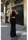 Adela Kroşe Etek Takım 9504-01