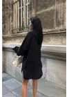 Alina Kol Cut Out Keten Gömlek 3252-08
