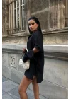 Alina Kol Cut Out Keten Gömlek 3252-08