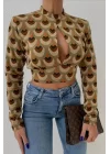Autumn Cut Out Bluz 3018-08
