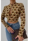 Autumn Cut Out Bluz 3018-08