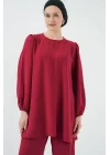 Ayrobin Tunik Pantolon Alt Üst Takım 6712 - Bordo