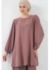 Ayrobin Tunik Pantolon Alt Üst Takım 6712 - Gül Kurusu