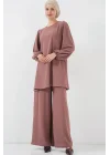 Ayrobin Tunik Pantolon Alt Üst Takım 6712 - Gül Kurusu
