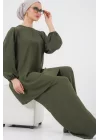 Ayrobin Tunik Pantolon Alt Üst Takım 6712 - Haki