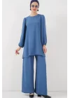 Ayrobin Tunik Pantolon Alt Üst Takım 6712 - İndigo