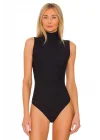 Balıkçı Yaka Ipek Jarse Bodysuit