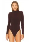 Balıkçı Yaka Vatkalı Yanı Büzgülü Bodysuit
