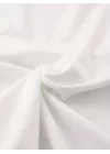 Baskılı Oversize Bisiklet Yaka T-shirt - Beyaz