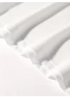 Baskılı Oversize Bisiklet Yaka T-shirt - Beyaz