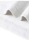 Baskılı Oversize Bisiklet Yaka T-shirt - Beyaz