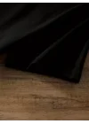 Baskılı Oversize Bisiklet Yaka T-shirt - Siyah
