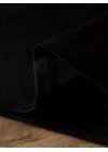Baskılı Oversize Bisiklet Yaka T-shirt - Siyah