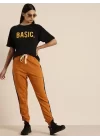Baskılı T-shirt - Siyah