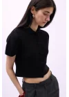 Bebe Yaka Düğmeli Bluz