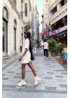 Bej Ceket Ve Şort Takım