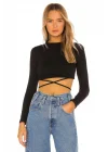 Belden Bağlamalı Crop Top
