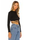 Belden Bağlamalı Crop Top