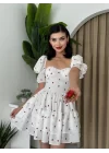 Beyaz Mini Elbise