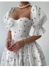 Beyaz Mini Elbise