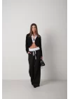 Biyeli Crop Triko Hırka