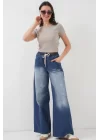 Bol Paça Kot Pantolon 6705 - Lacivert