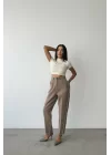 CHANEL PANTOLON YAN BİYELİ - Vizon