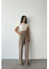 CHANEL PANTOLON YAN BİYELİ - Vizon