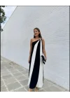 ÇİFT RENKLİ ELBİSE