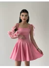 Clara Askılı Mini Elbise
