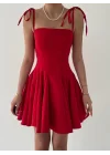 Clara Askılı Mini Elbise